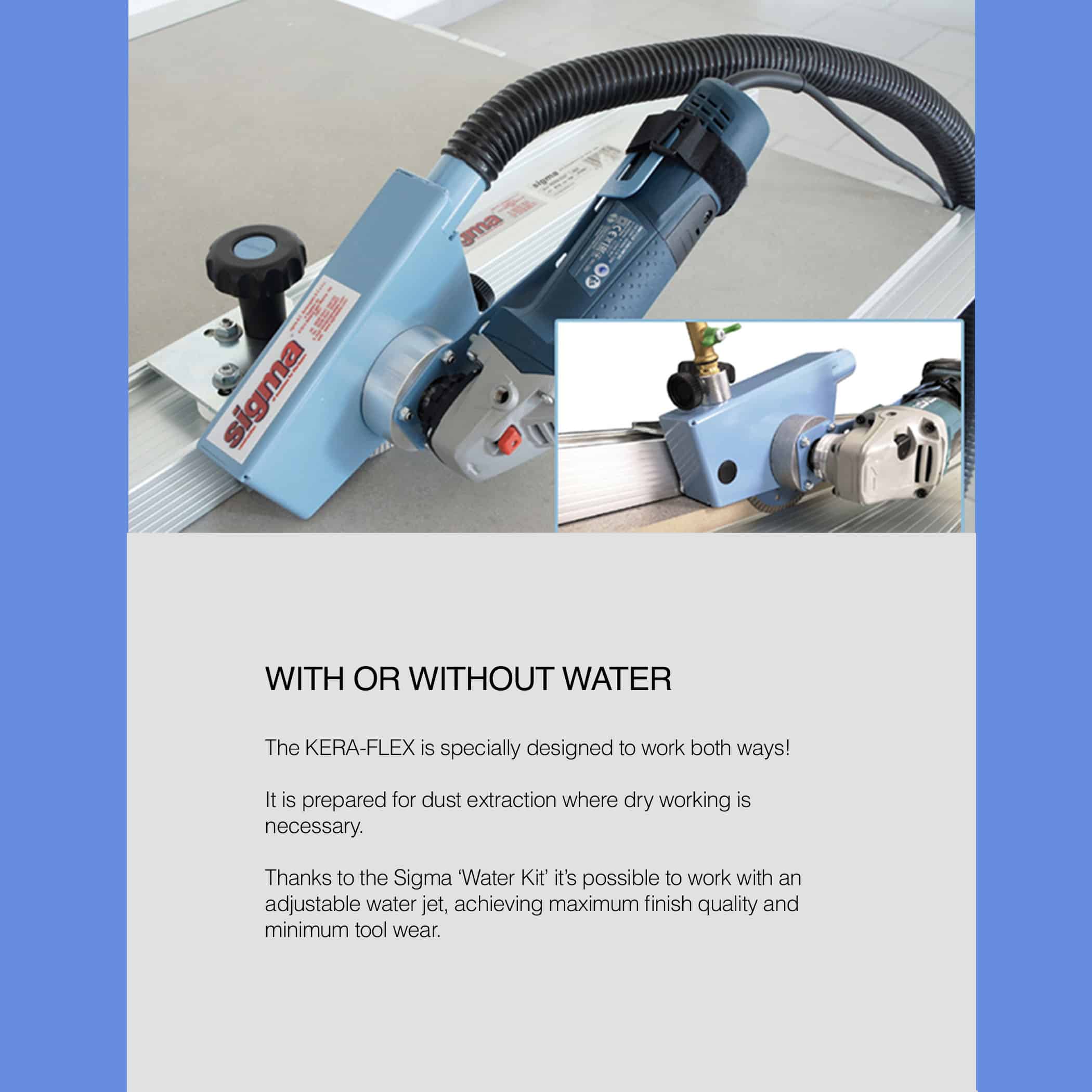 Sigma KERA-FLEX Angle Grinder Attachment - Gallery Image