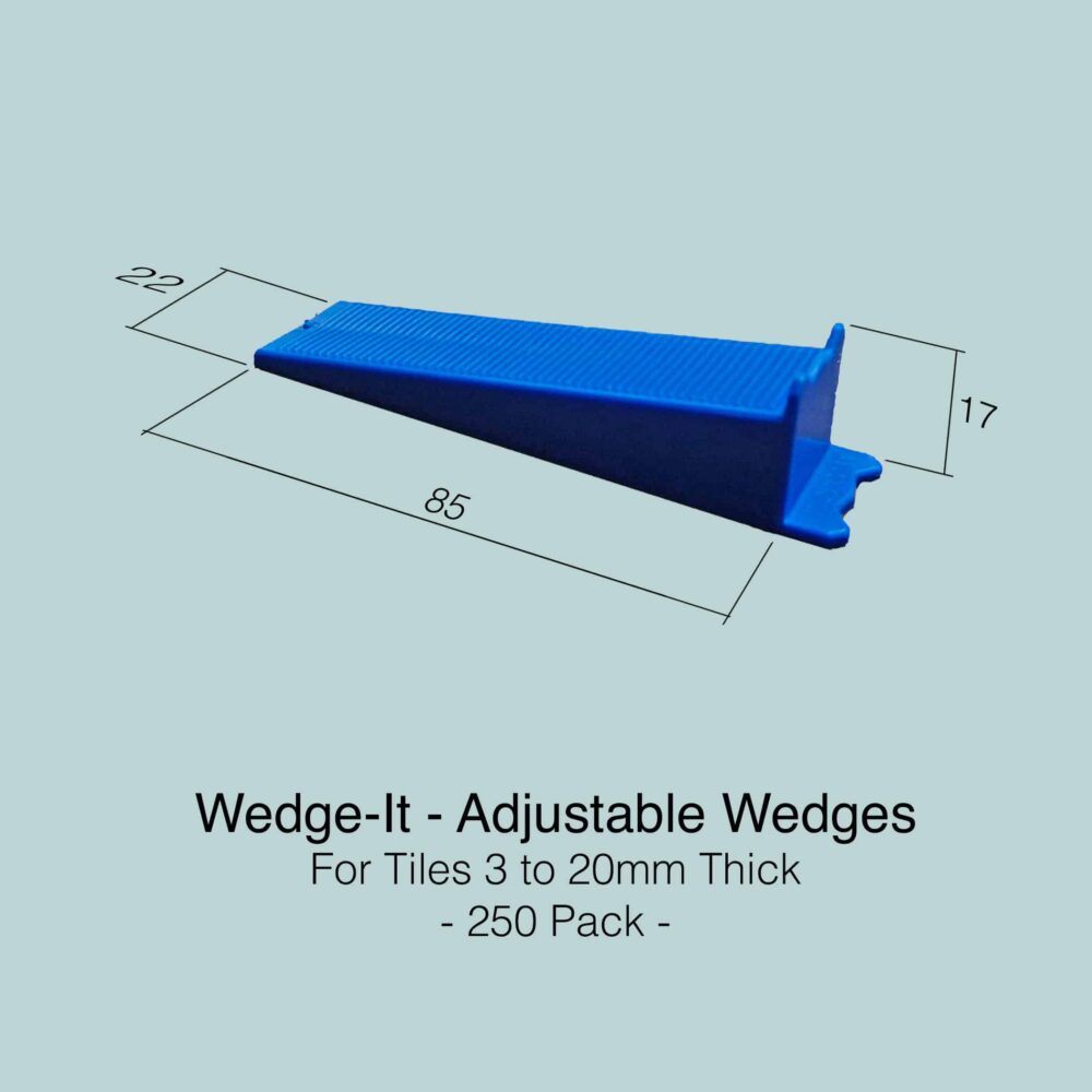 Wedge It Tile Levelling System Wedges Adjustable - Gallery Image