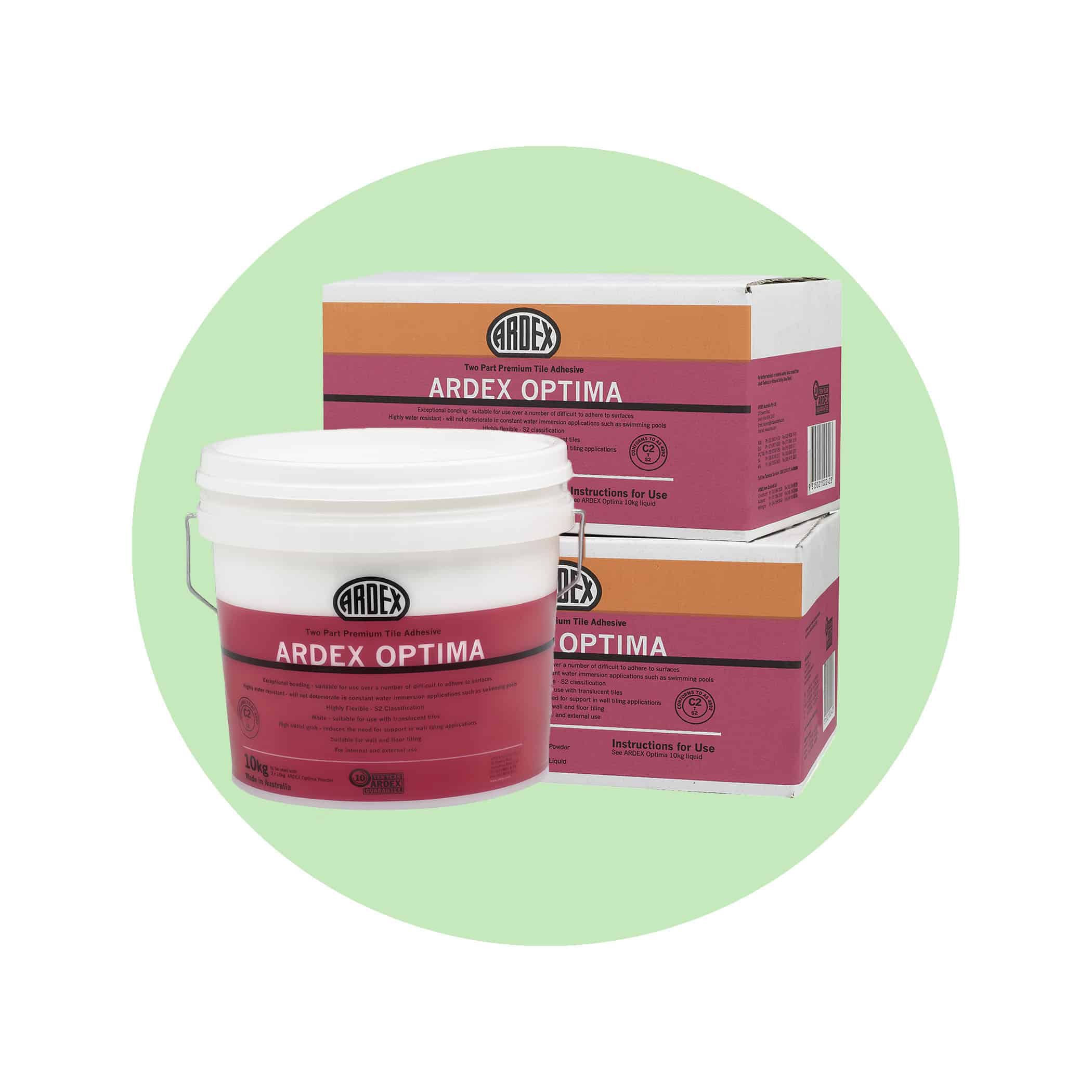 Ardex Optima 2 Part Tile Adhesive Kit - Product Image