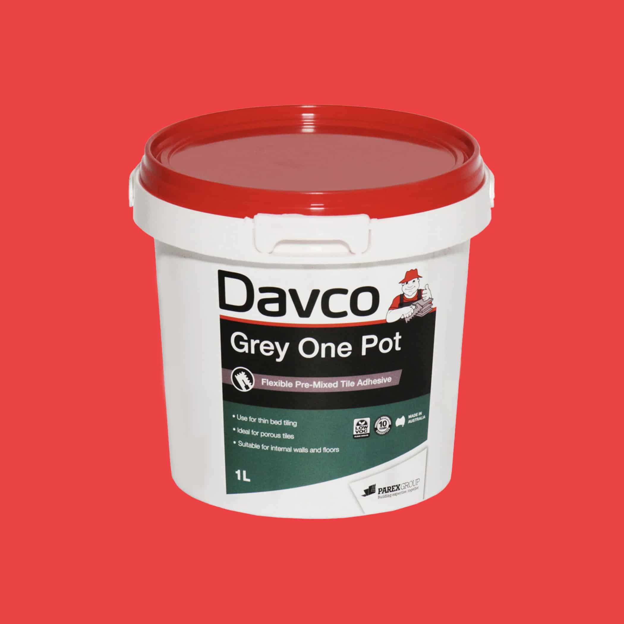 Davco Grey One Pot - Pre-mixed Tile Adhesive - 1L