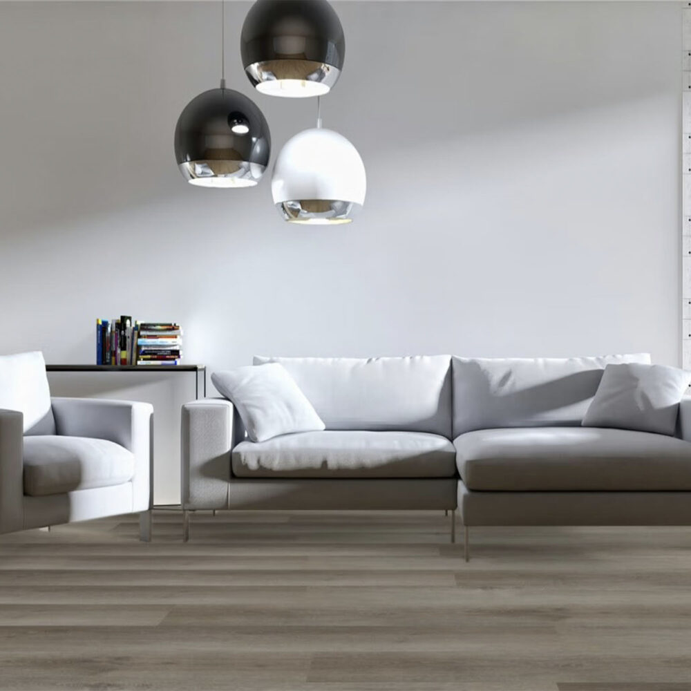 Sunstar Maxi Hybrid Flooring - 906 Elwood Grey - Gallery Image