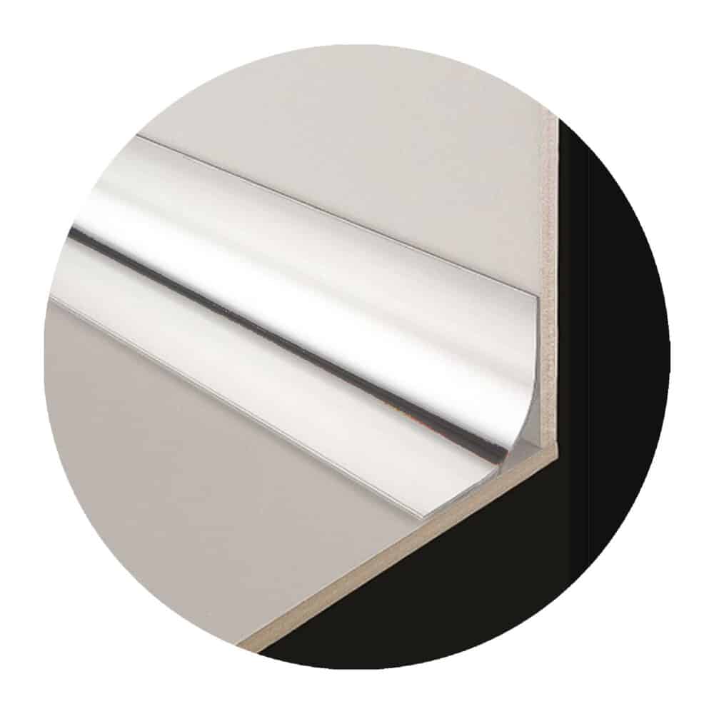 Retro Fit Finishing Cove Trim - Bright Silver Variation Image