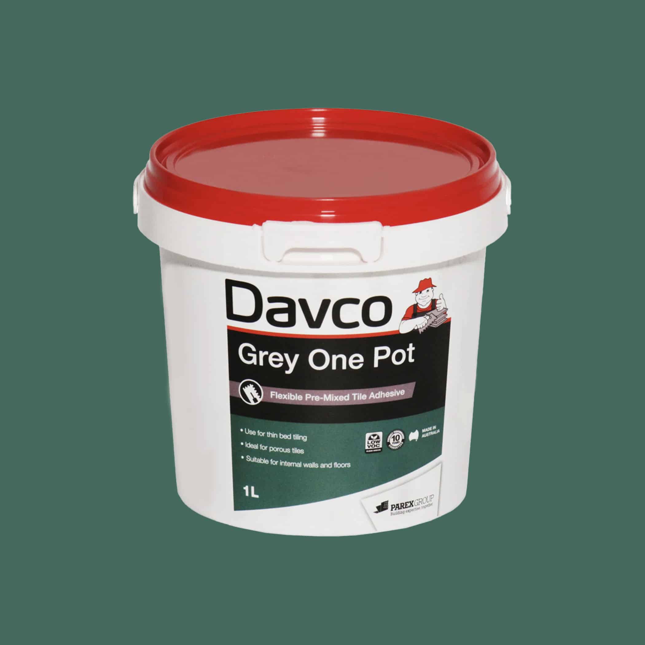 Davco Grey One Pot - Pre-mixed Tile Adhesive - 1L Variation Image