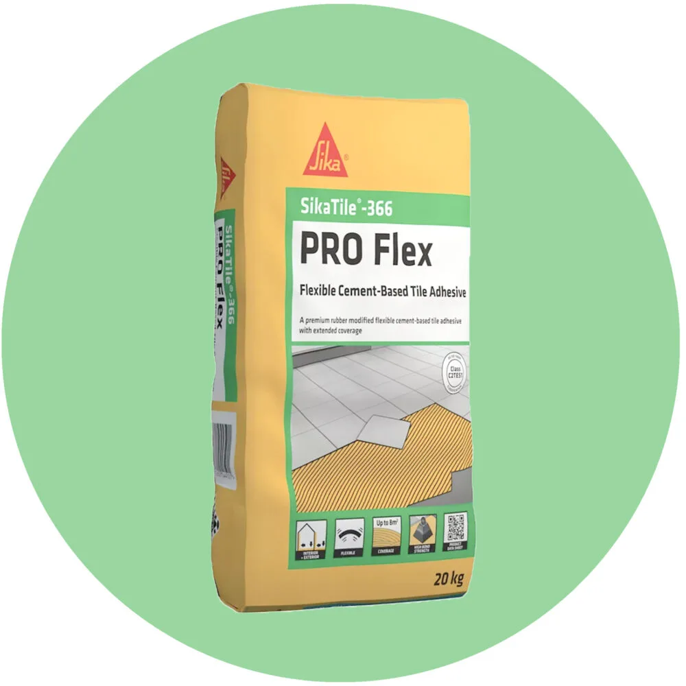 SikaTile 366 ProFlex Tile Adhesive - Product Image