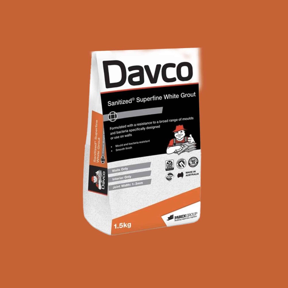 Davco Sanitized Superfine White Grout - 1.5kg Variation Image
