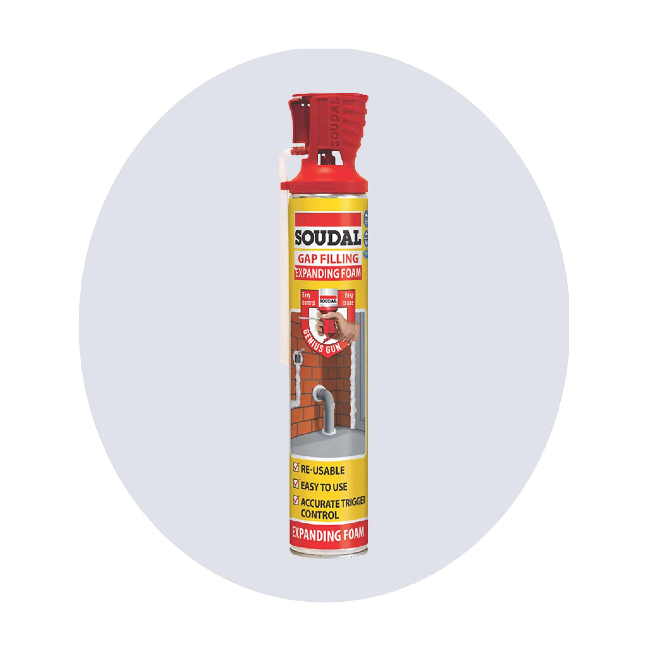 Soudal Expanding Foam Genius Gun - 750ml Variation Image