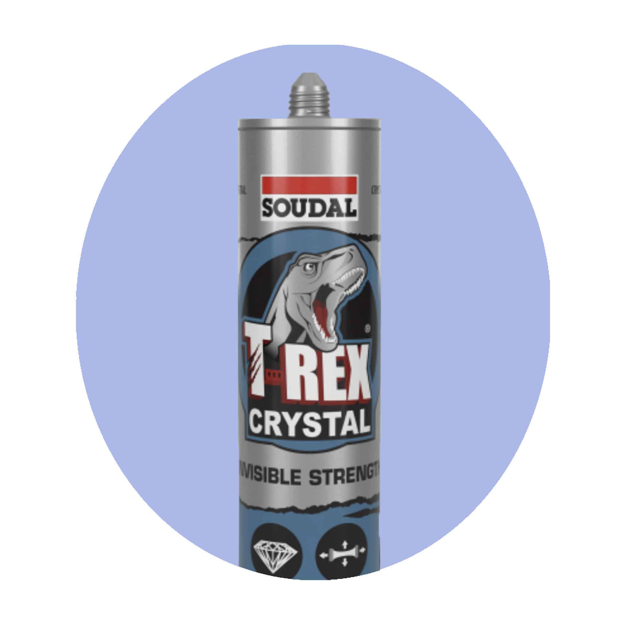 Soudal T Rex Power Crystal Adhesive - Product Image