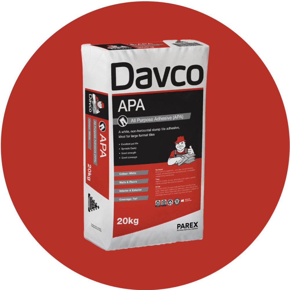 Davco APA All Purpose Tile Adhesive - Product Image
