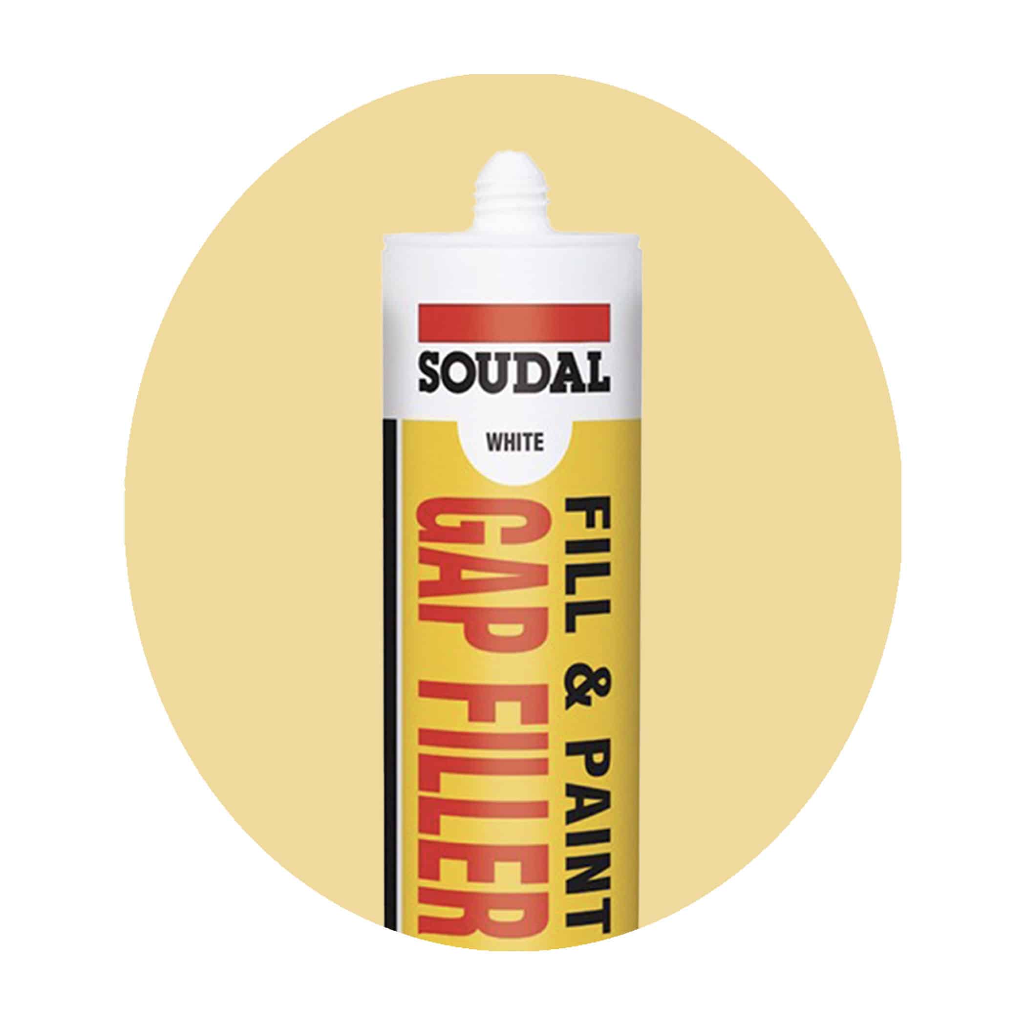 Soudal Fill and Paint Gap Filler - Product Image