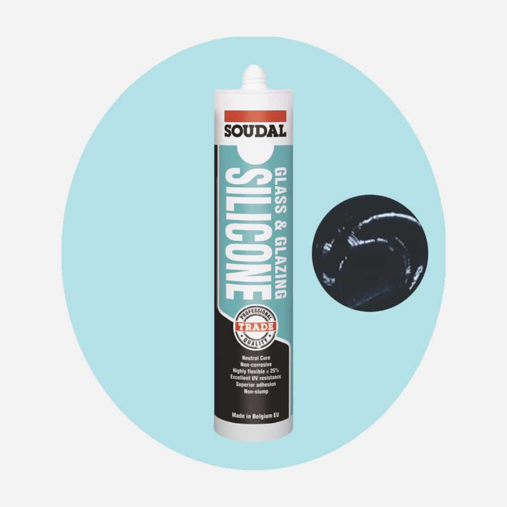 Soudal Glass and Glazing Silicone - Single Item Black Variation Image