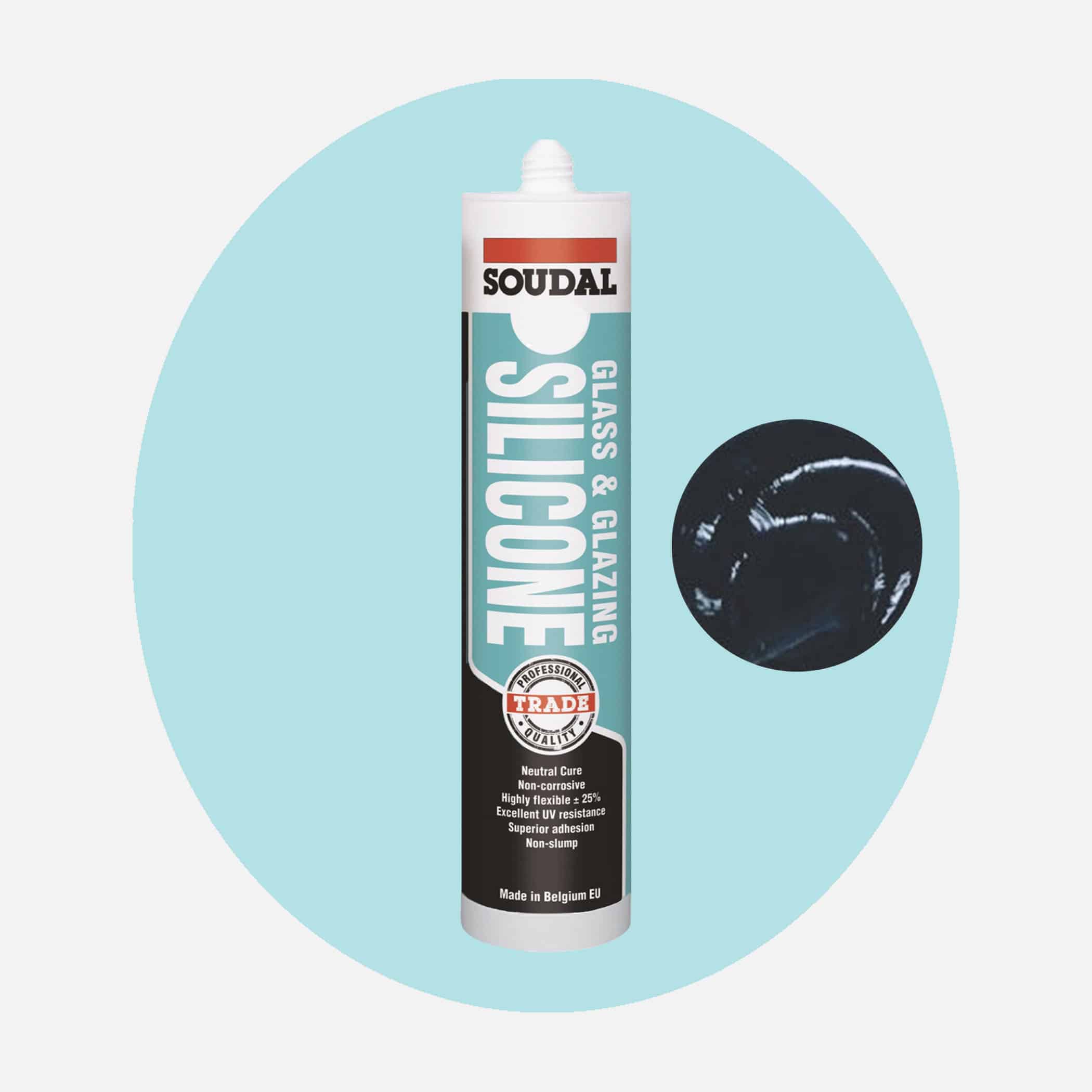 Soudal Glass and Glazing Silicone - Single Item Black Variation Image