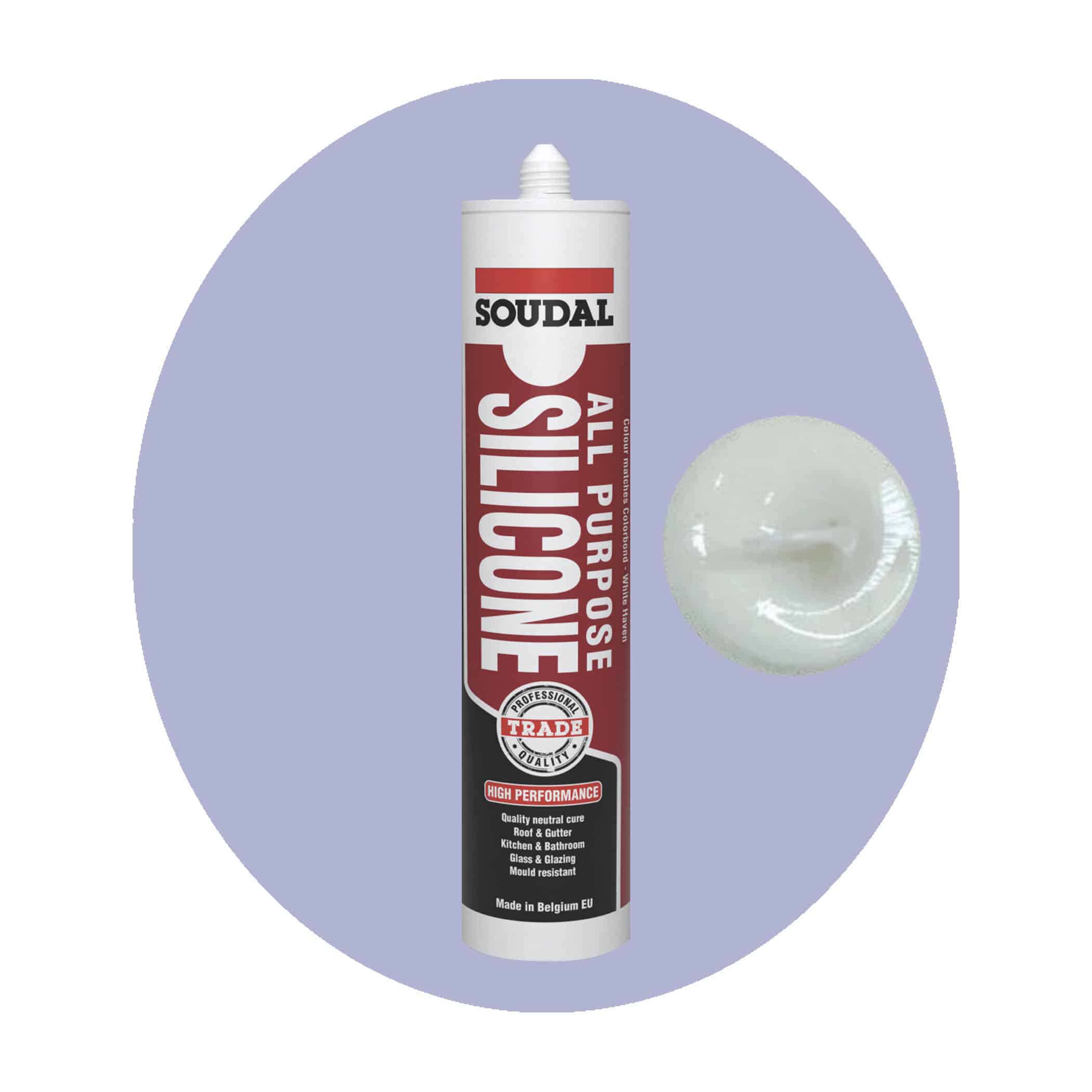 Soudal All Purpose Silicone - Ivory Single Item Variation Image