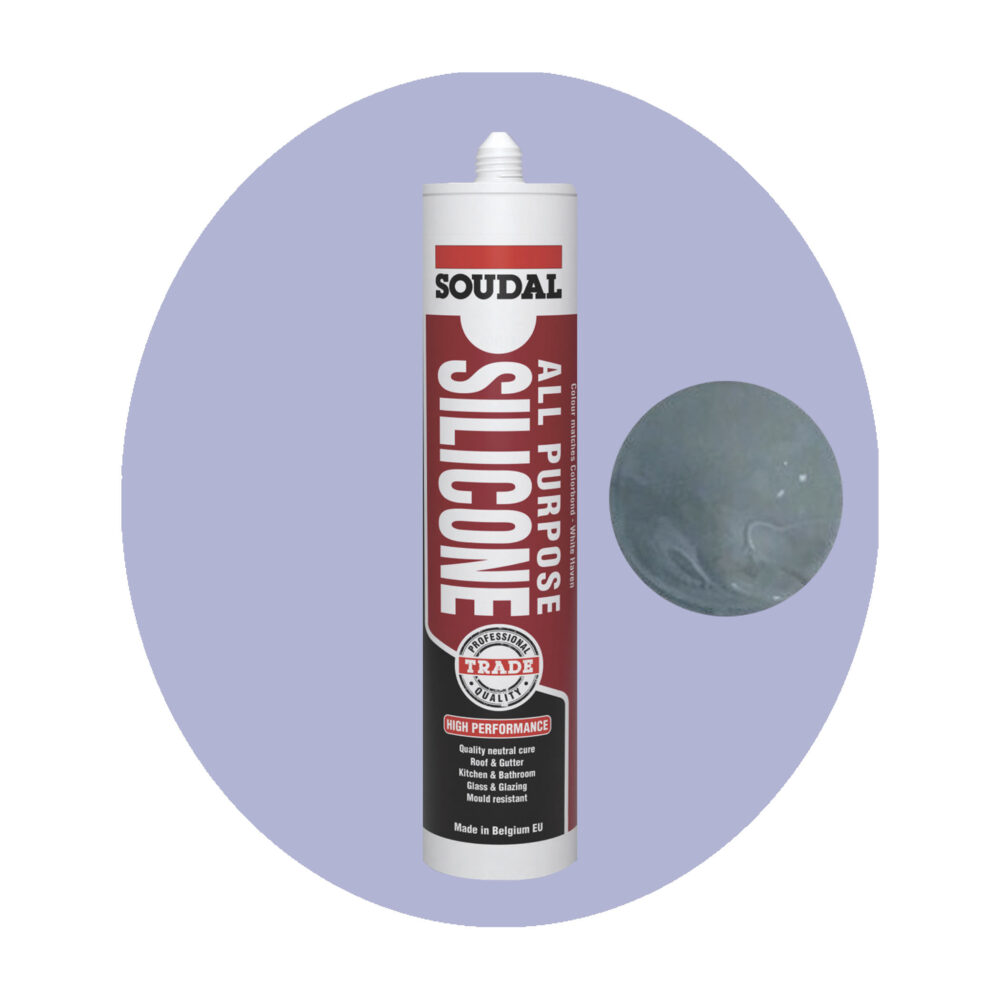 Soudal All Purpose Silicone - Cement Grey Single Item Variation Image