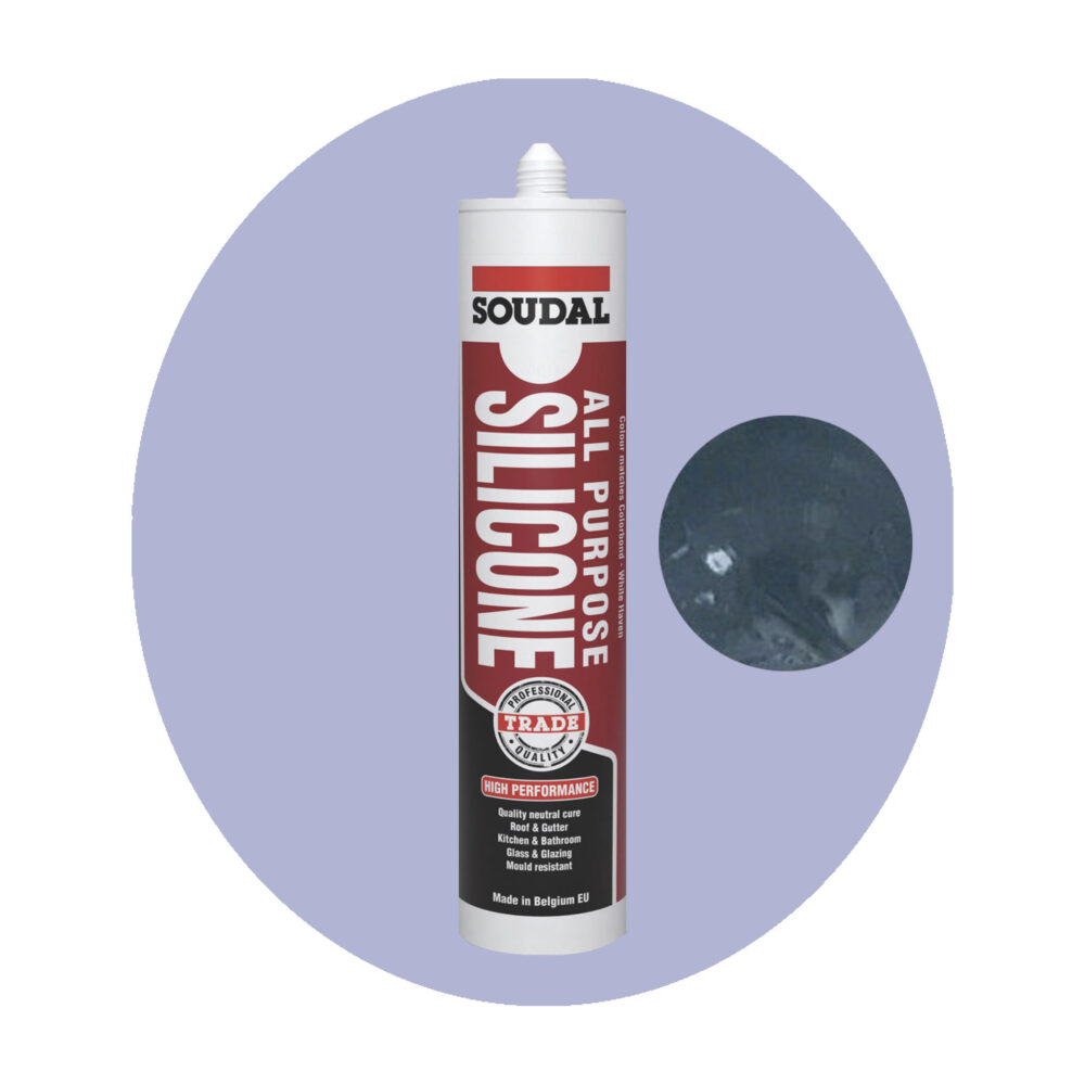 Soudal All Purpose Silicone - Pewter Single Item Variation Image