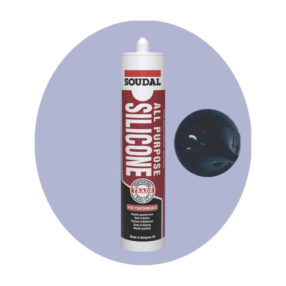 Soudal All Purpose Silicone - Charcoal Single Item Variation Image