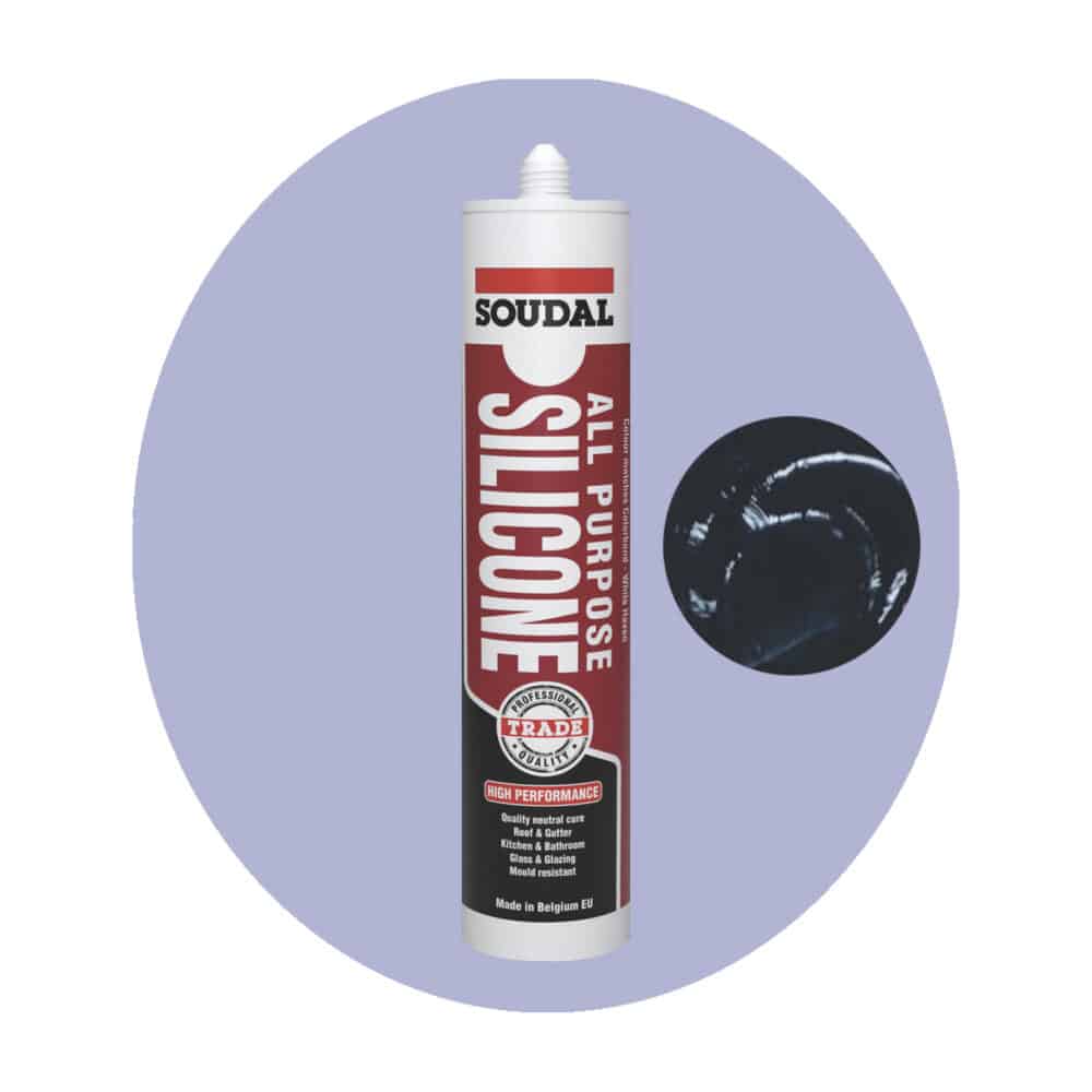 Soudal All Purpose Silicone - Black Single Item Variation Image