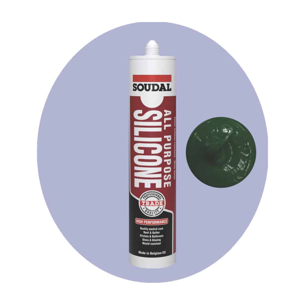 Soudal All Purpose Silicone - Moss Green Single Item Variation Image