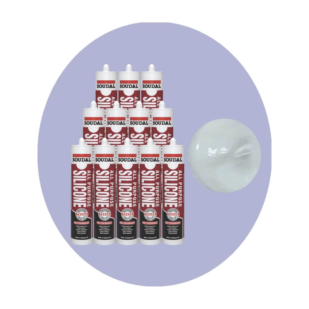 Soudal All Purpose Silicone - Titanium 12 Pack Variation Image
