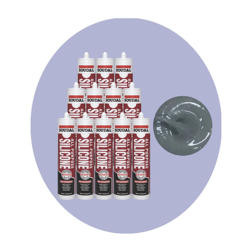 Soudal All Purpose Silicone - Taupe 12 Pack Variation Image