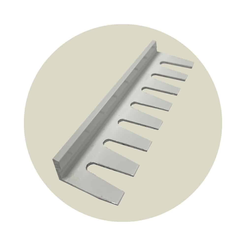 Formable L Shape Aluminium Angle - White Gloss Variation Image