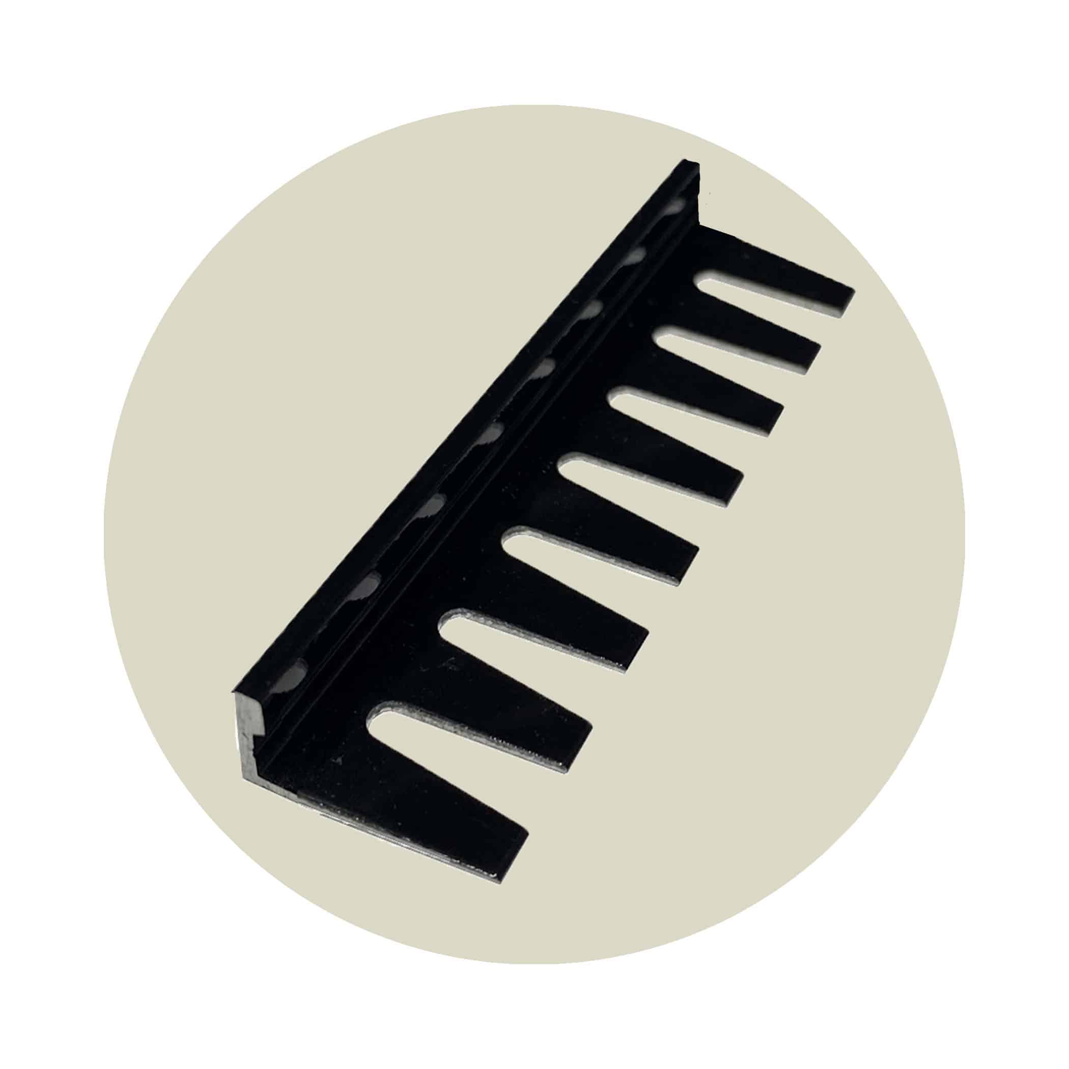 Formable L Shape Aluminium Angle - Black Gloss Variation Image