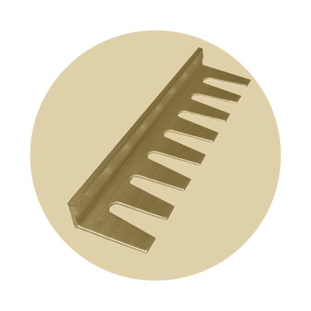 Formable L Shape Brass Angle - Product Image