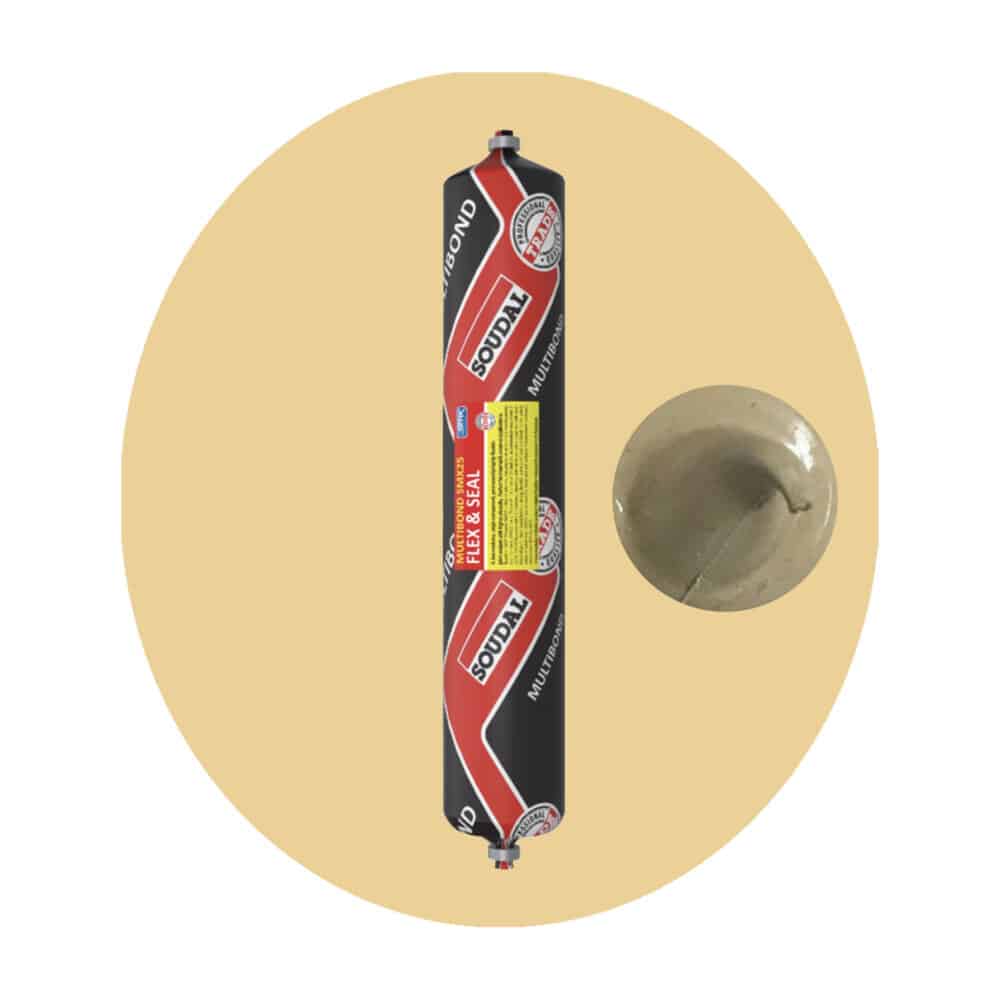 Soudal Multibond SMX25 Flex and Seal - Sandstone 600ml Sausage Variation Image