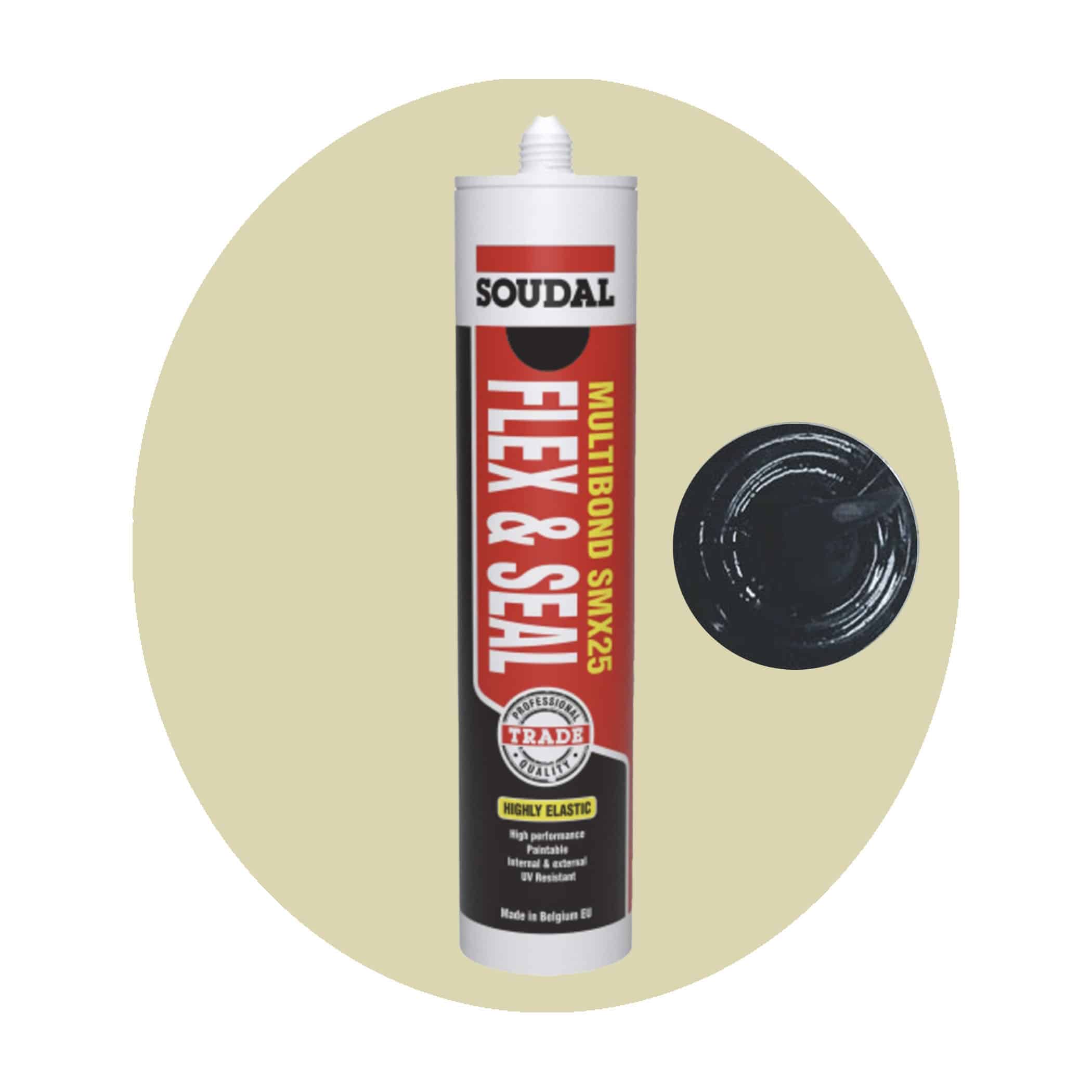 Soudal Multibond SMX25 Flex and Seal - Black 290ml Cartridge Variation Image
