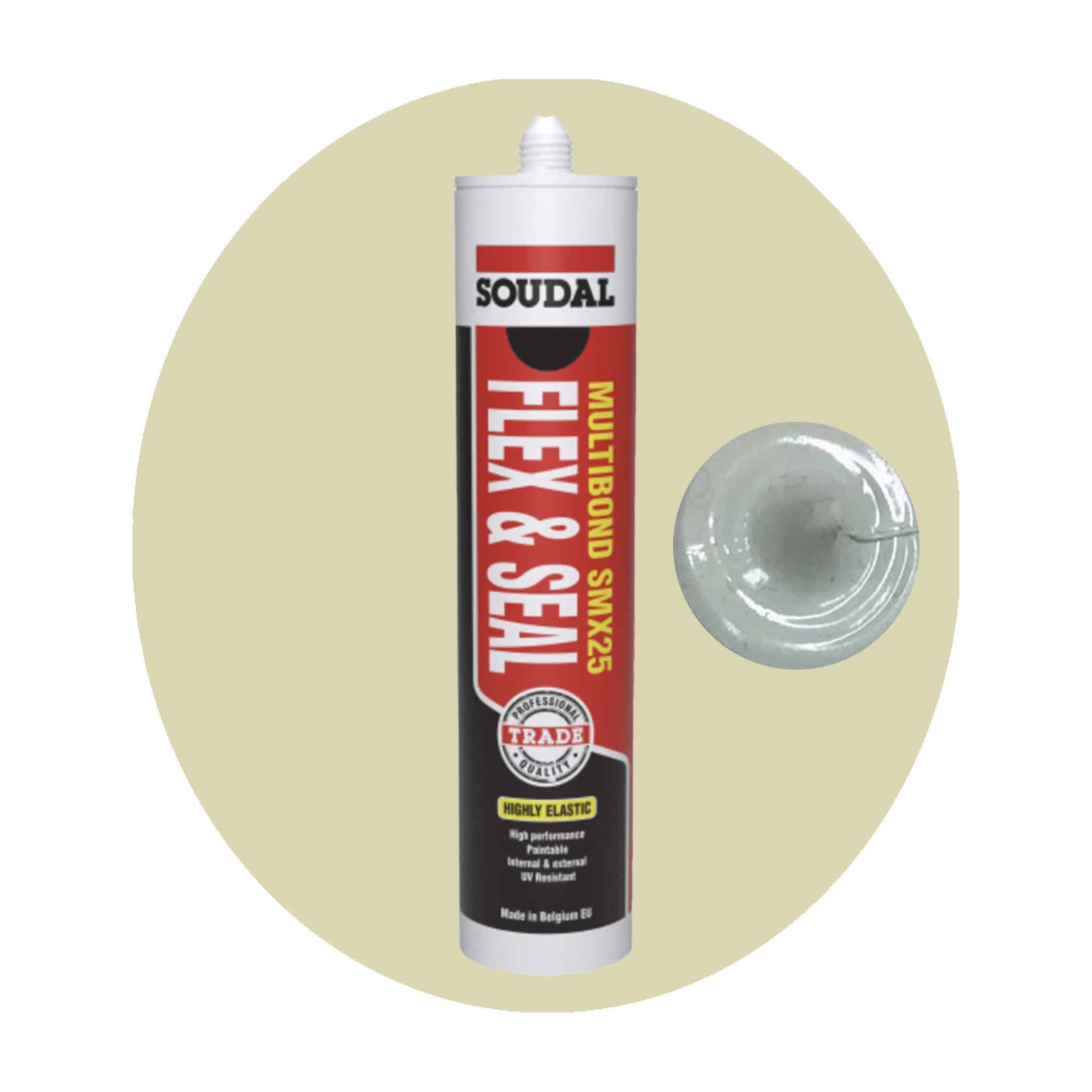 Soudal Multibond SMX25 Flex and Seal - Concrete Grey 290ml Cartridge Variation Image