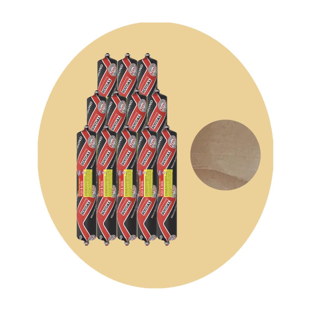 Soudal Multibond SMX25 Flex and Seal - Redwood 600ml Sausage 12 Pack Variation Image