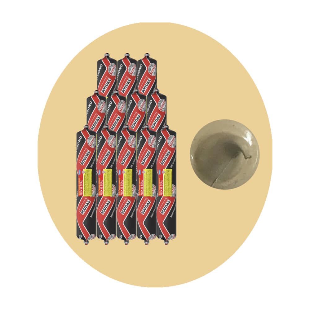 Soudal Multibond SMX25 Flex and Seal - Sandstone 600ml Sausage 12 Pack Variation Image