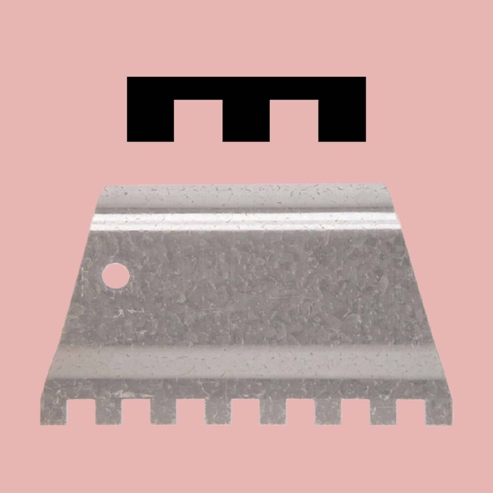 DTA Handymans Adhesive Spreader - 12mm Notch Variation Image