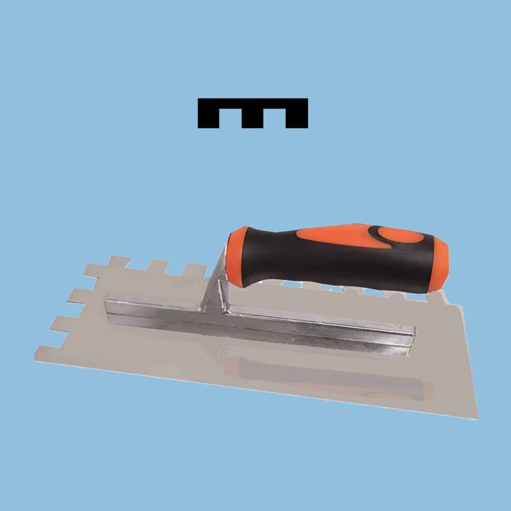 Adhesive Trowel Stainless Steel - 4mm Variation Image