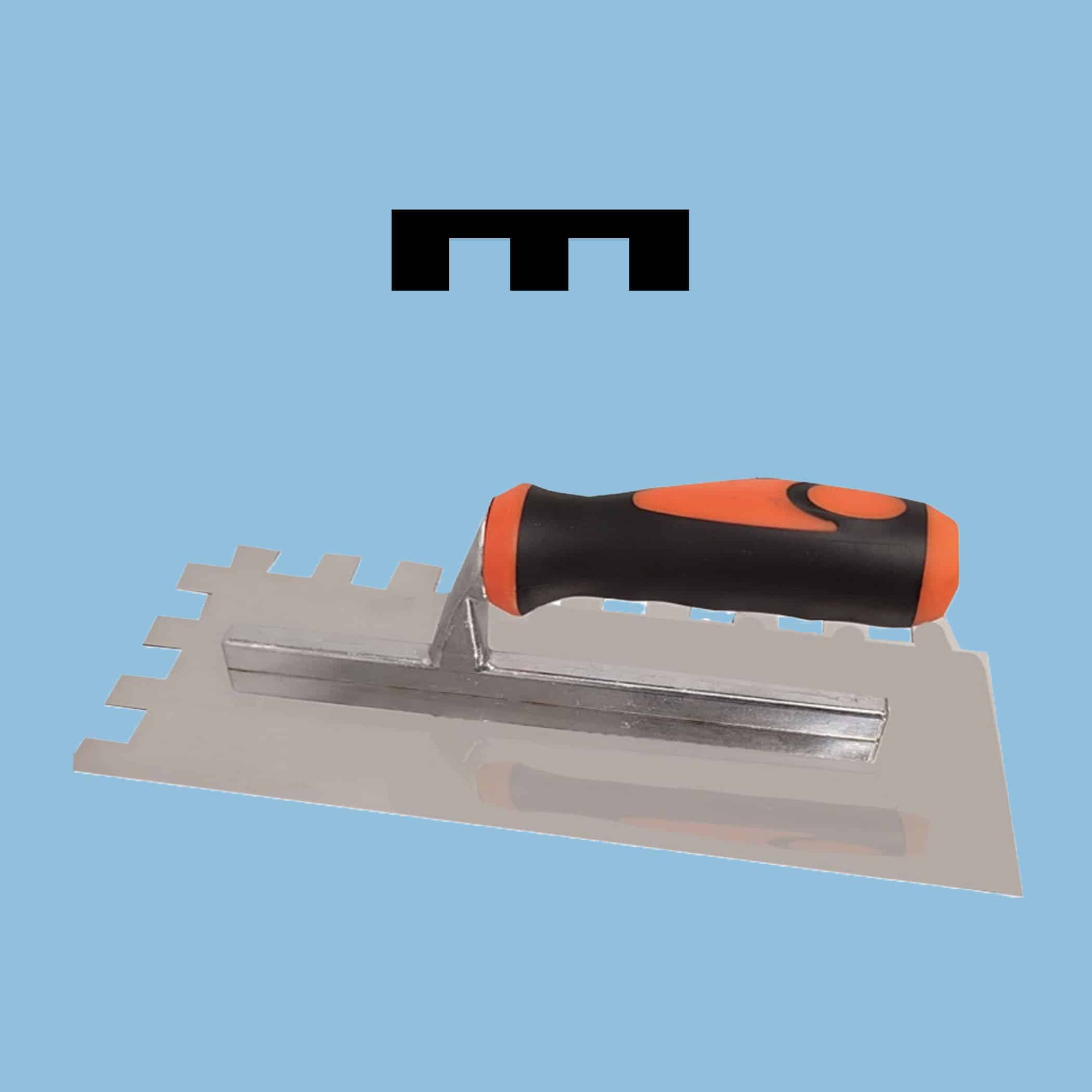 Adhesive Trowel Stainless Steel - 6mm Variation Image