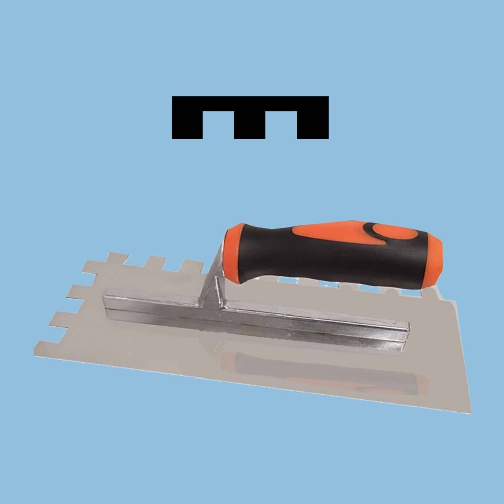 Adhesive Trowel Stainless Steel - 8mm Variation Image