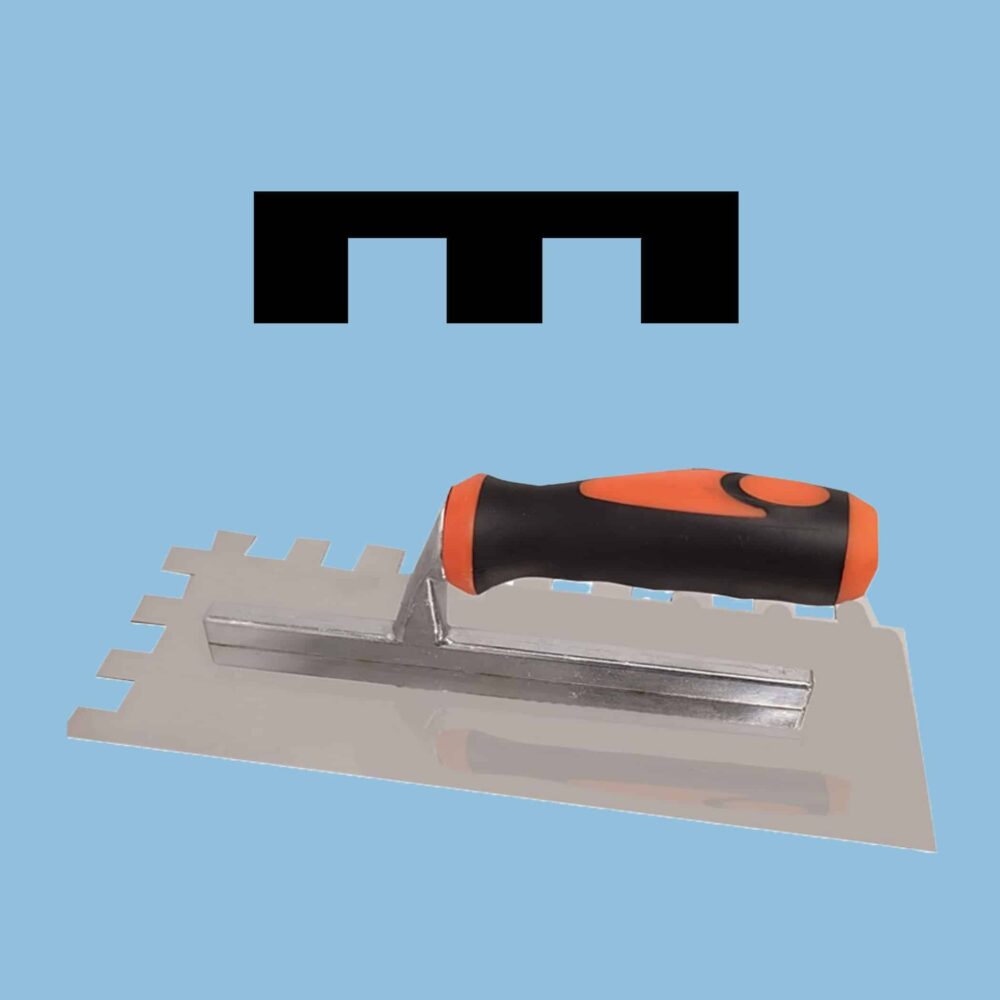 Adhesive Trowel Stainless Steel - 12mm Variation Image