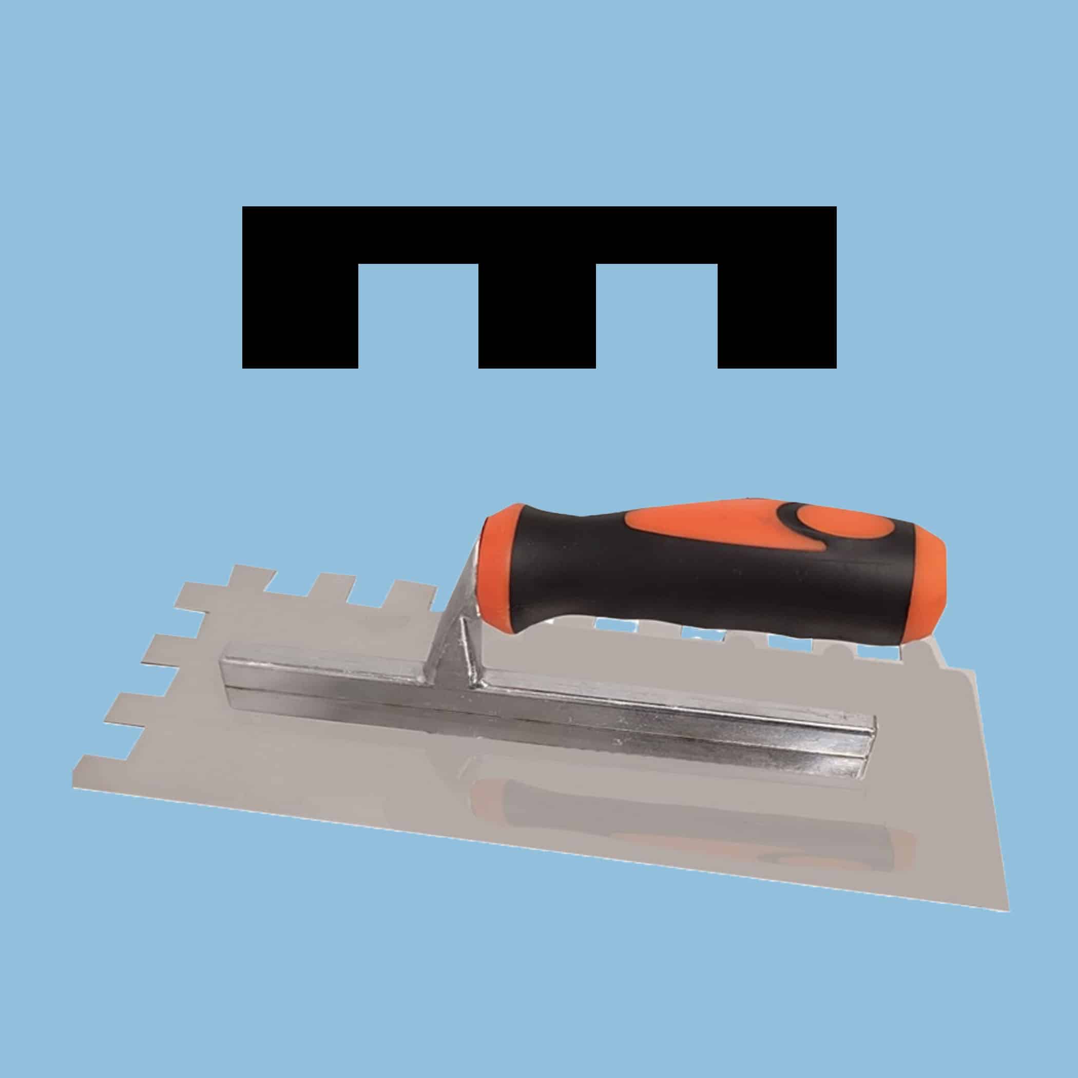 Adhesive Trowel Stainless Steel - 15mm Variation Image