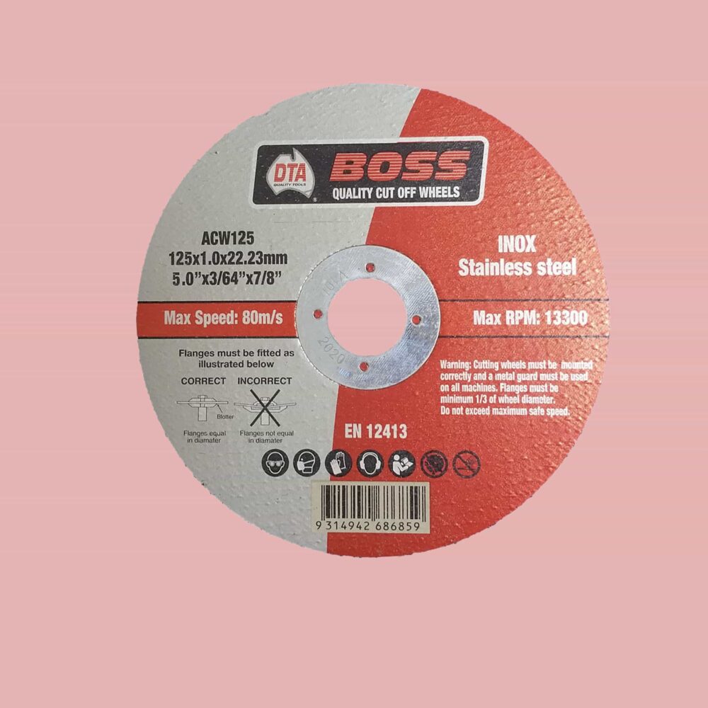 DTA Stainless Steel Cut Off Wheel