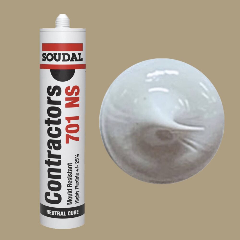 Soudal Contractors 701 NS Silicone - Grey