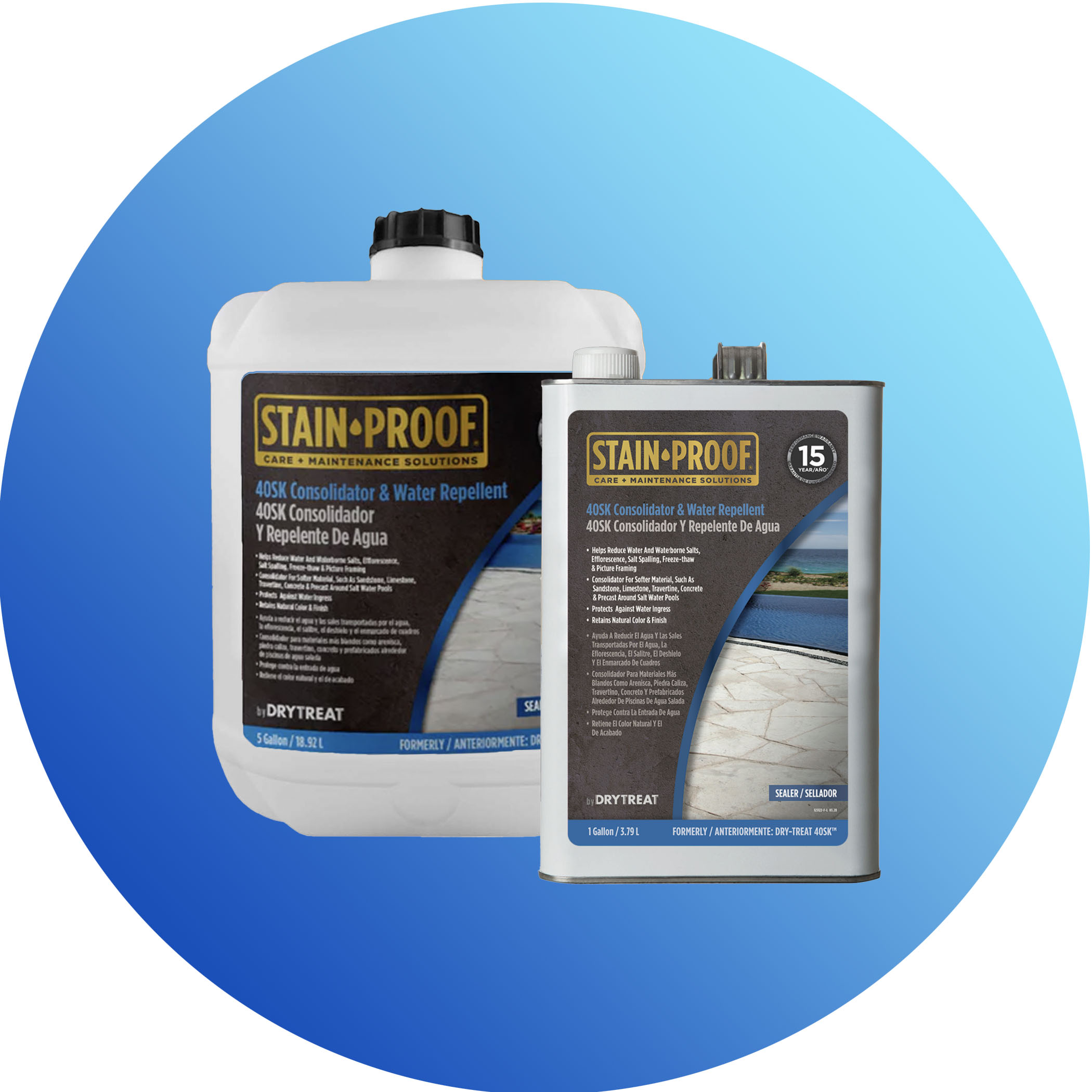 Stain Proof 40SK Consolidator and Water Repellent - Product Image