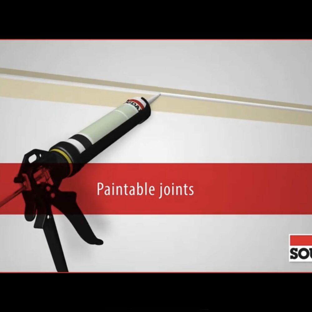 Soudal Fill and Paint Gap Filler - Gallery Instruction 1