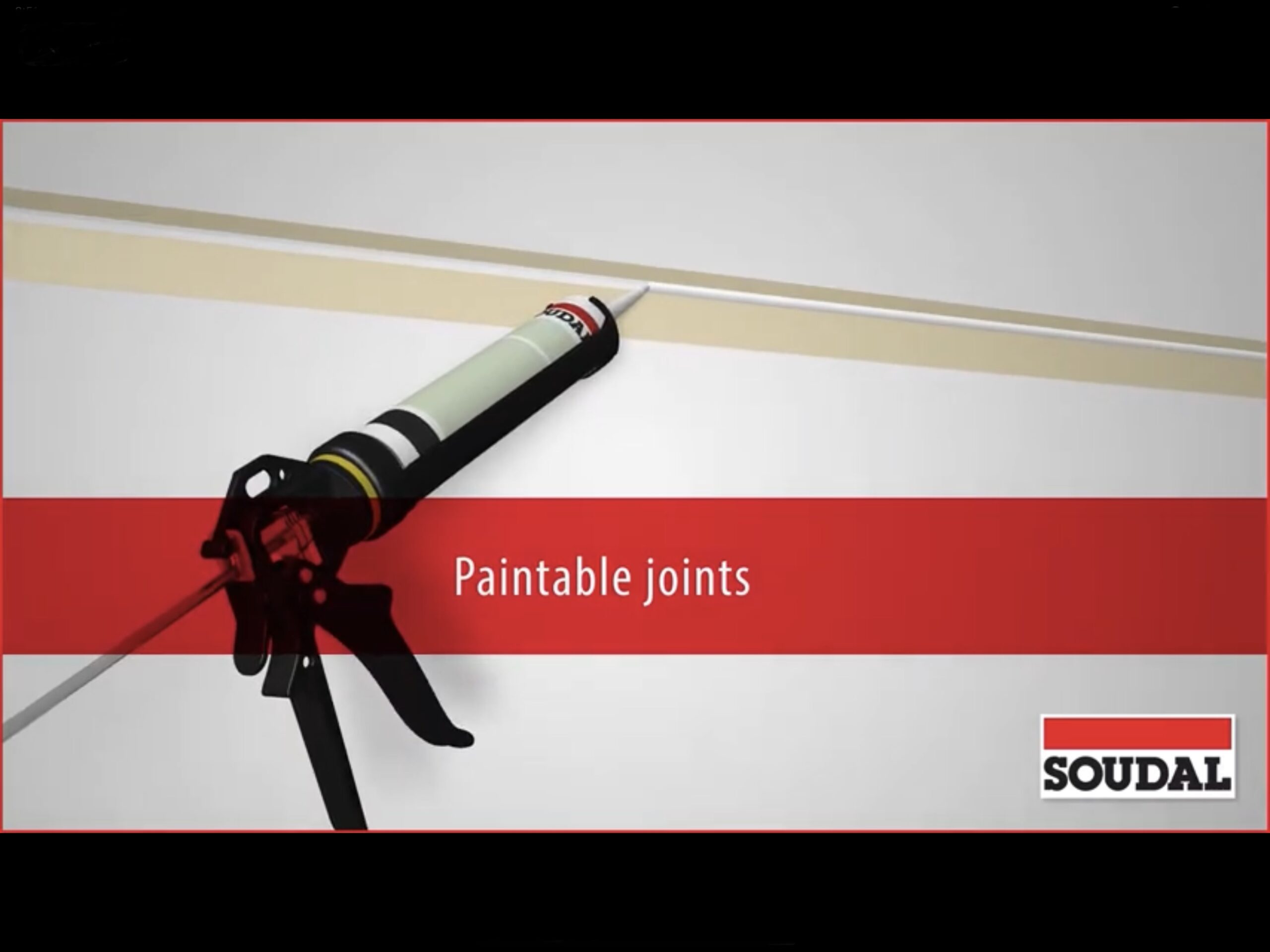 Soudal Fill and Paint Gap Filler - Gallery Instruction 1