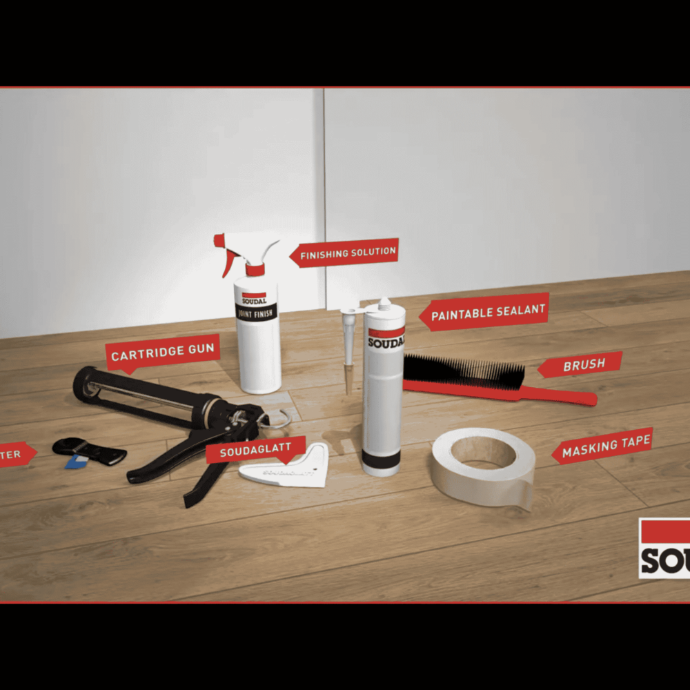 Soudal Fill and Paint Gap Filler - Gallery Instruction 2