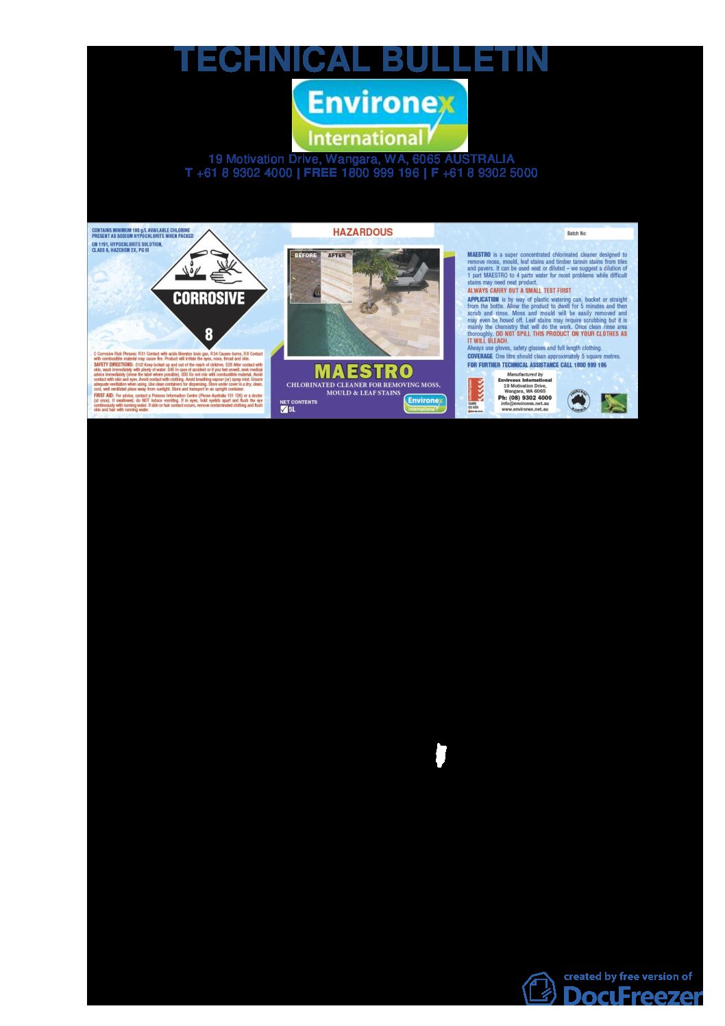 Technical Specifications