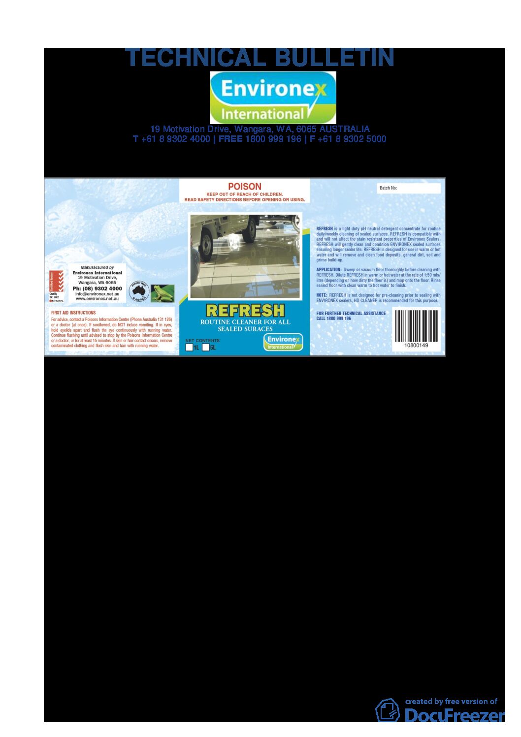 Technical Specifications