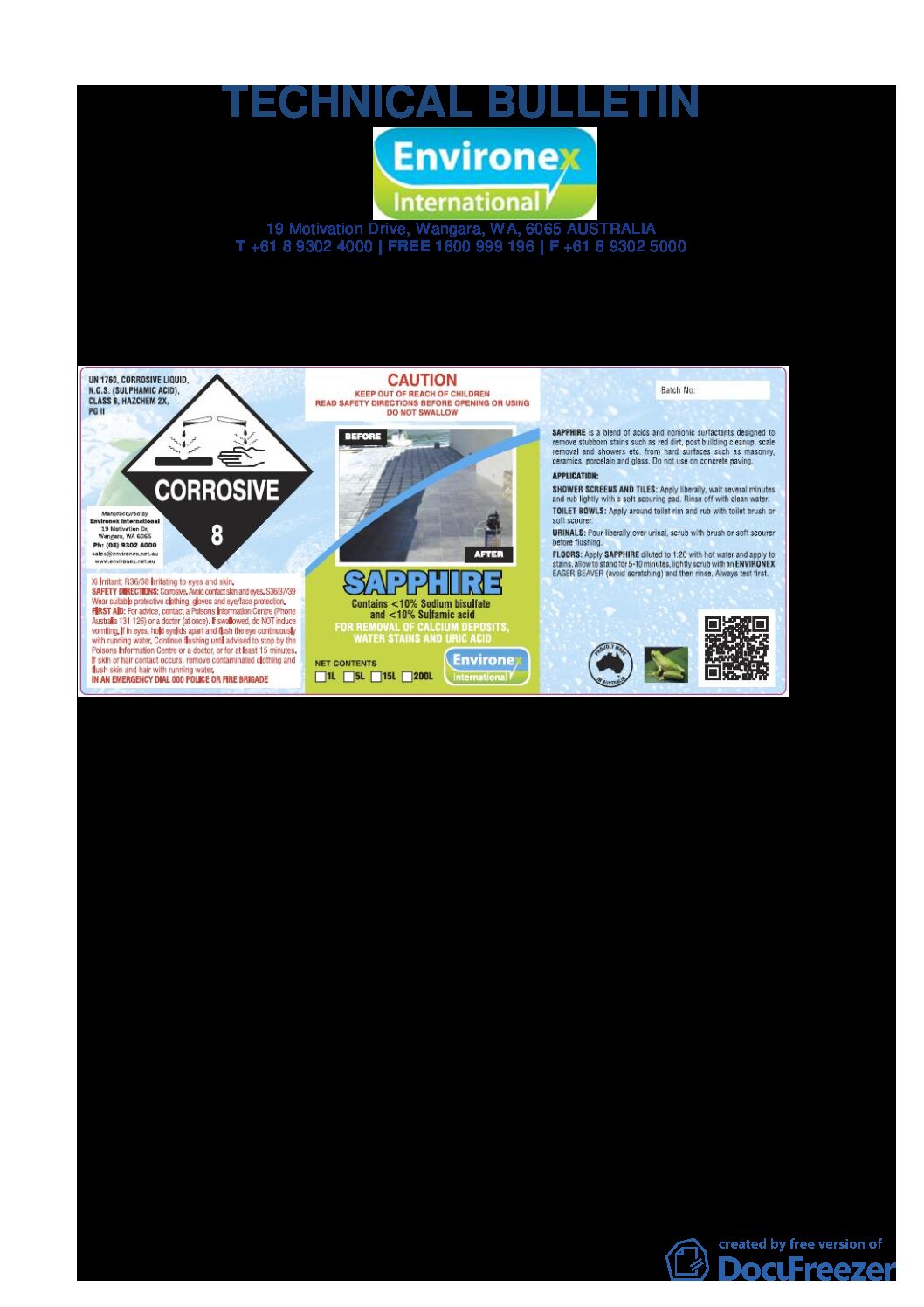 Technical Specifications