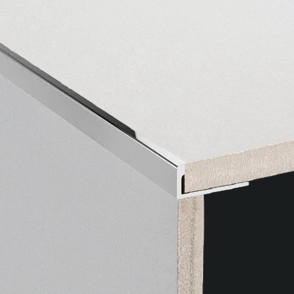 L Shape Angle - Polished Silver Variation Image