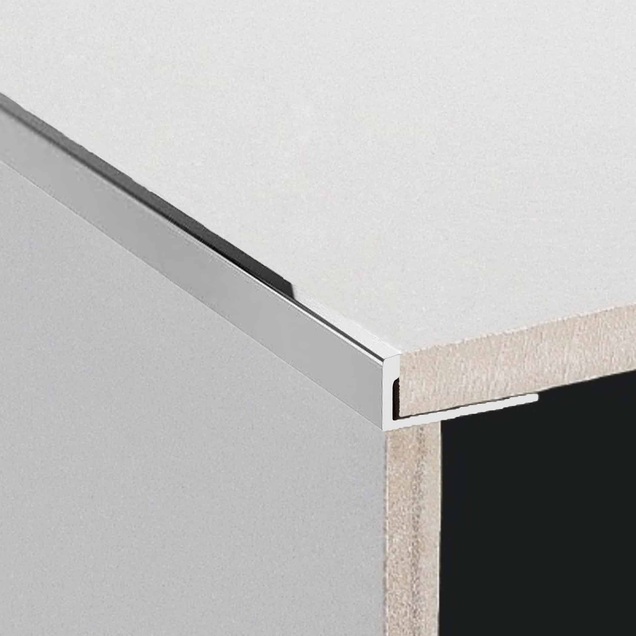 L Shape Angle - Polished Silver Variation Image