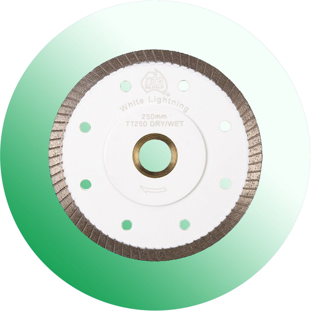 DTA White Lightning Turbo Diamond Saw Blades - 250mm Variation Image