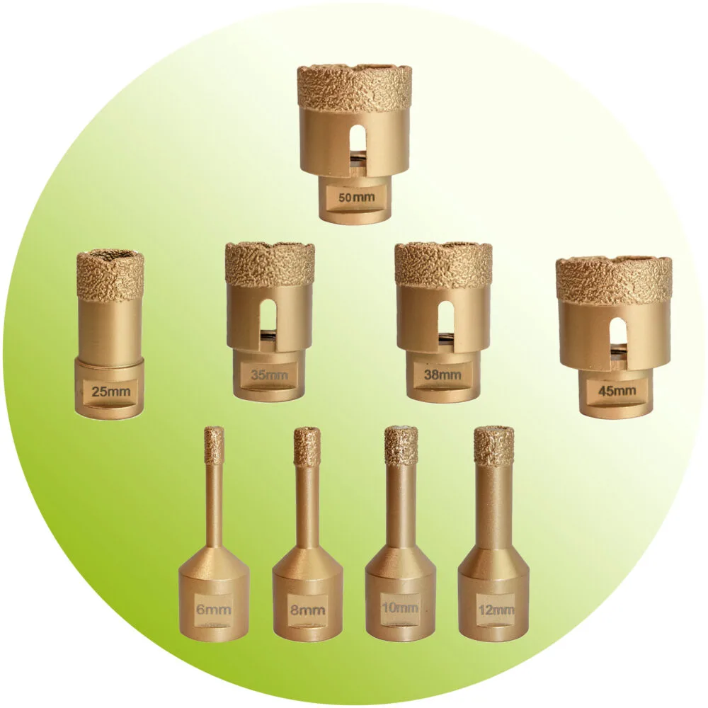 Hurricane Vacuum Braised Diamond Drill Bits - Product Image